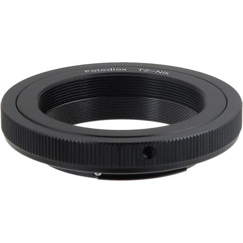 FotodioX Lens Mount Adapter for T-Mount T T-2 Screw Mount SLR Lens to Nikon F Mount SLR Camera Body