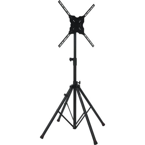Gator Cases Deluxe Quadpod A V Stand for Displays up to 65"