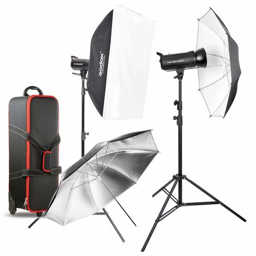 Godox SK400II 2-Light Studio Flash Kit