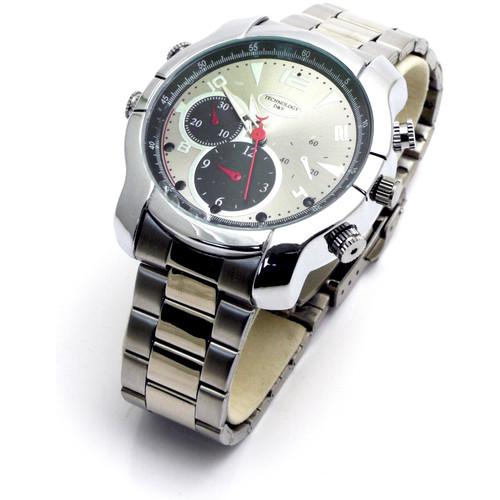 Mini Gadgets Water-Resistant Watch with 1080p Covert Camera and Night Vision