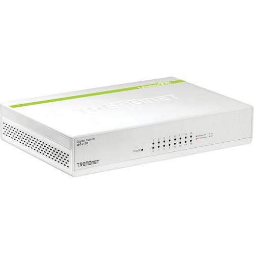 TRENDnet TEG-S16D 16-Port Gigabit GREENnet Switch