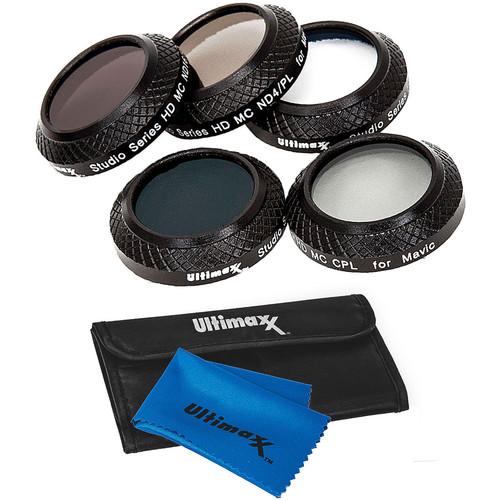 Ultimaxx Ultimate Series 7-Piece Lens Filter Kit for DJI Mavic Drones