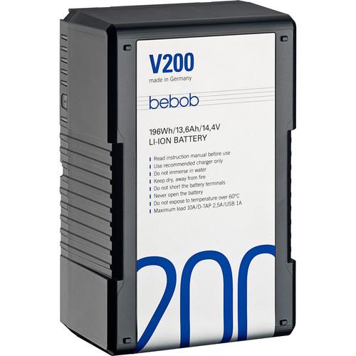 Bebob Factory GmbH V200 14.4V, 196Wh V-Mount Li-Ion Battery