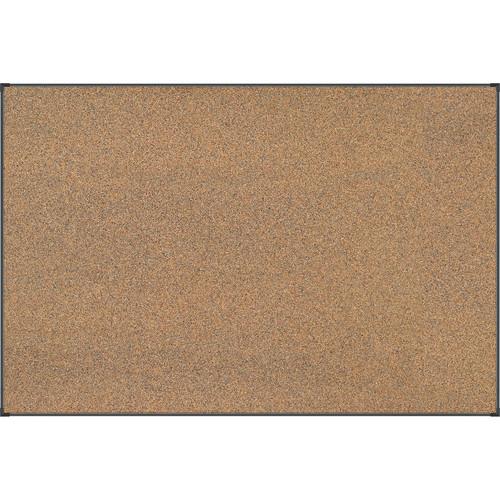 Best Rite Black Splash-Cork Tackboard with Aluminum Ultra Trim