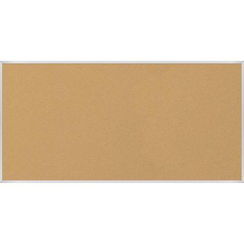 Best Rite VT Logic Natural Cork Surface Tackboard with Aluminum Trim