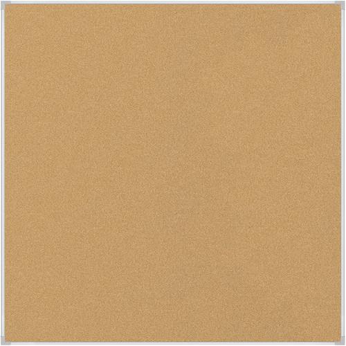 Best Rite VT Logic Natural Cork Surface Tackboard with Silver Ultra-Trim