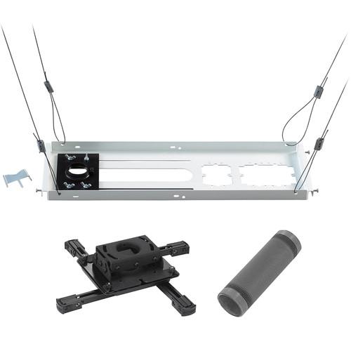 Chief Inverted LCD DLP Projector Ceiling Mount with 6" Extension Column & Suspended Ceiling Kit