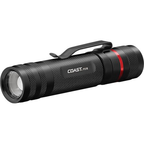 COAST PX1R Pure Beam Focusing Rechargeable LED Flashlight