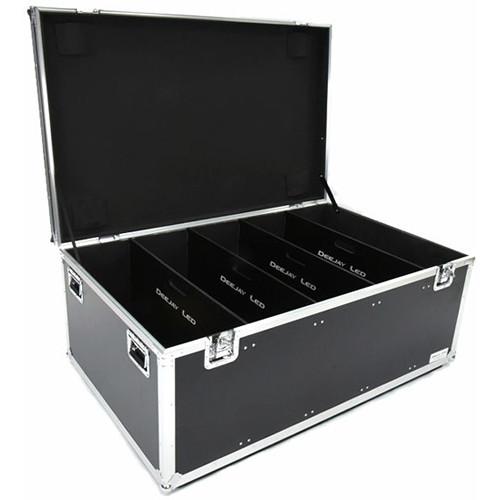 DeeJay LED Fly Drive Utility Trunk Case with Compartment Separators and Wheels