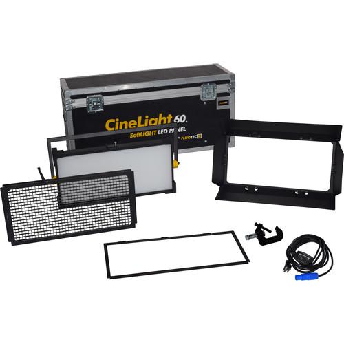 Fluotec CineLight Production 60 LED Panel 1-Light Kit with Yoke Mount