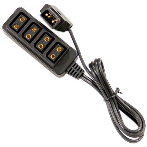 FSI Solutions 1 To 4 Dtap Adapter. Connects To FSI Battery Plates, Provides 4 DTap Power Receptacles