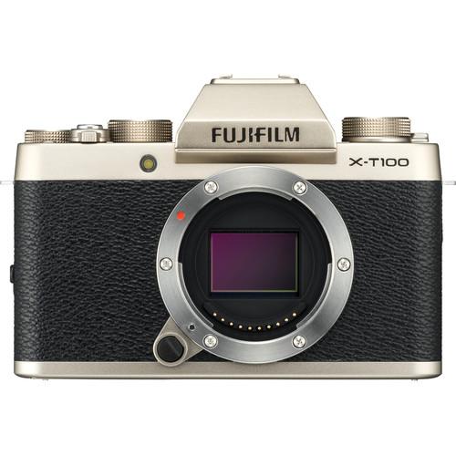 FUJIFILM X-T100 Mirrorless Digital Camera - Open Box