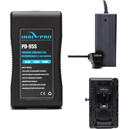 IndiPRO Tools Blackmagic URSA V-Mount Battery & Charger Kit