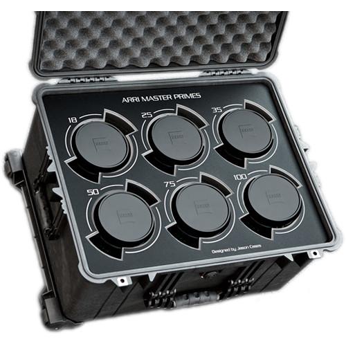 Jason Cases Protective Case for Set of 6 Arri Zeiss Master Prime Lenses