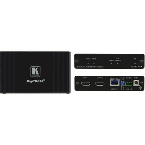 Kramer 2x1 4K60 4:2:0 HDCP 2.2 HDMI Auto Switcher over HDBaseT