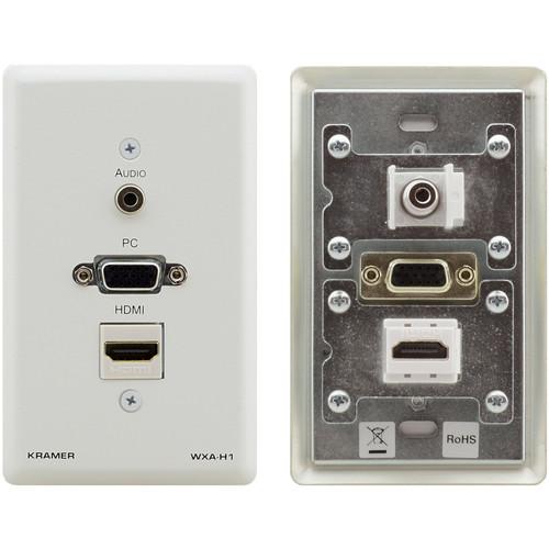 Kramer HDMI, VGA, and 1 8" Audio Wall Plate