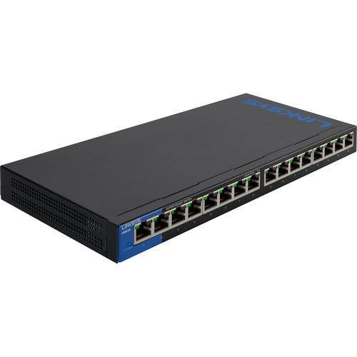 Linksys LGS116 16-Port Unmanaged Gigabit Ethernet Switch