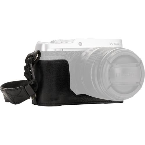 MegaGear Ever Ready Leather Half Case and Strap for Fujifilm X-E3