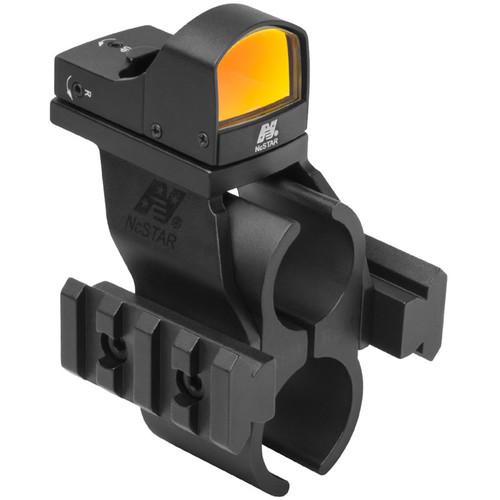 NcSTAR Barrel & Magazine Rail Mount and Red Micro-Dot Sight Combo for Remington 870