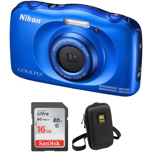Nikon COOLPIX W100 Digital Camera with Accessory Kit
