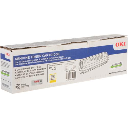 OKI 10K Yellow Toner Cartridge for C831 & MC873 Printers