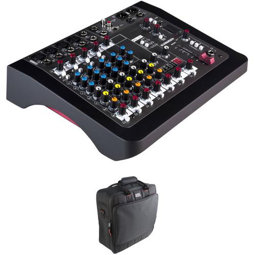 Allen & Heath ZEDi-10 Hybrid Mixer USB Interface Kit with Padded Gig Bag
