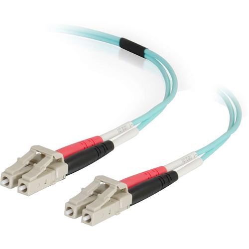 C2G 50 125 LC Male to LC Male Multimode Fiber Optic OM4 Cable