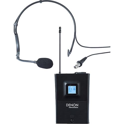 Denon Fitness Pack Beltpack Transmitter and Headset Microphone for Audio Commander and Commander Sport
