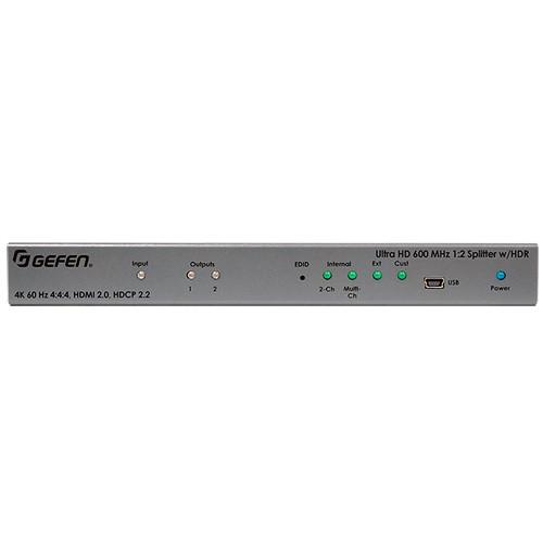 Gefen UHD 4K 600 MHz 1x2 HDMI Splitter with HDR Support