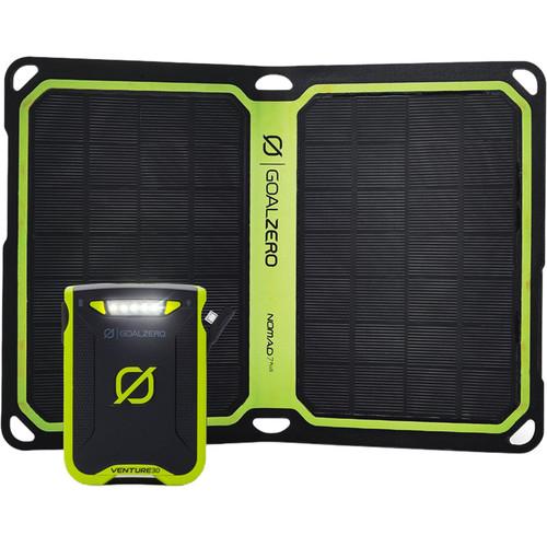 GOAL ZERO Venture 30 Power Pack and Nomad 7 Plus Solar Kit