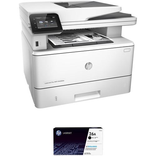 HP LaserJet Pro M426fdn All-in-One Printer with Extra 26A Black Toner Kit