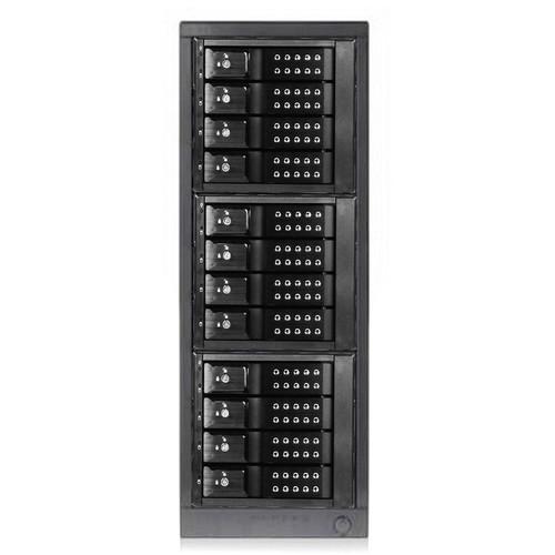 iStarUSA 12-Bay 3.5" SAS SATA 6 Gb s miniSAS Trayless JBOD Enclosure