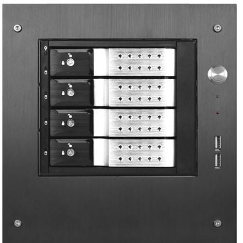 iStarUSA Compact Stylish 4x 3.5" Hotswap Trayless mini-ITX Tower
