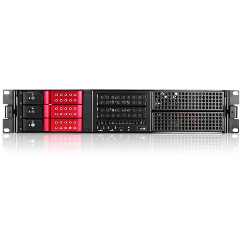 iStarUSA E-204L 2 RU E-ATX 4x 5.25" Bays Rackmount Chassis with BPN-DE230SS SAS SATA Trayless Hot-Swap Cage
