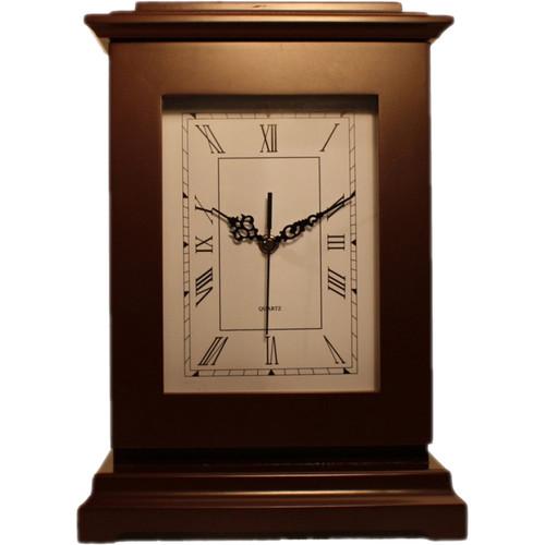 KJB Security Products SG Home Electric Rectangle Clock with Covert Wi-Fi Camera & DVR