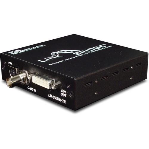 Link Bridge Single S-Video Composite Video to DVI Converter