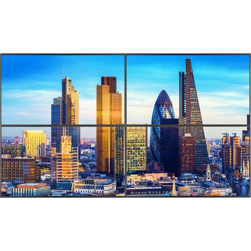 NEC MultiSync EX241UN 2x2 Video Matrix Bundle with Grommet-Mounted Desktop Stand