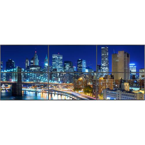 NEC MultiSync EX241UN 3x2 Video Matrix Bundle with Grommet-Mounted Desktop Stand