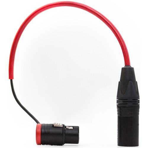 Rycote 3-Pin XLR Male to Right-Angled 3-Pin XLR Female Cable for Cyclone