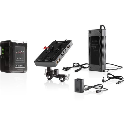 SHAPE D-Box Camera Power & Charger Kit with 98Wh Battery for Sony a7 Series