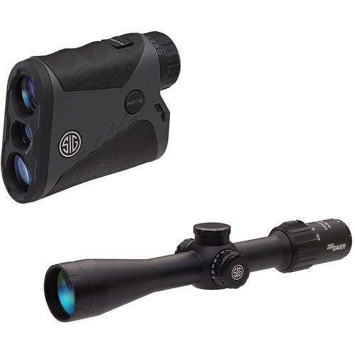 SIG SAUER KILO1400BDX 6x20 Rangefinder & 3.5-10x42 SIERRA3BDX Riflescope Combo Kit