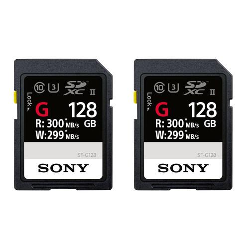 Sony 128GB SF-G Series UHS-II SDXC Memory Card Kit