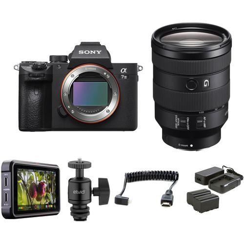 Sony Alpha a7 III Mirrorless Digital Camera with 24-105mm Lens HDR Filmmaker Kit