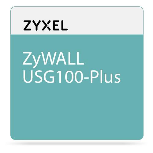 ZyXEL ZyWALL USG100-Plus 600 Mb s Unified Security Gateway with 50 VPN Tunnels & 6Gb Ports