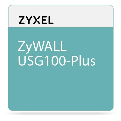 ZyXEL ZyWALL USG100-Plus 600 Mb s Unified Security Gateway with 50 VPN Tunnels & 6Gb Ports