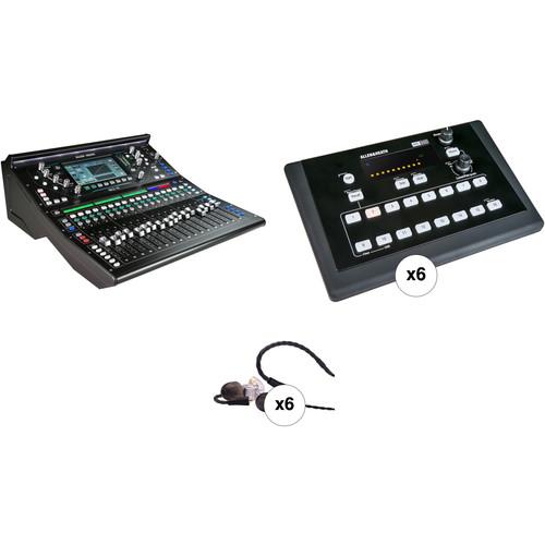Allen & Heath SQ-5 Digital Mixer Kit with 6 Personal Monitor Mixers and In-Ear Monitors