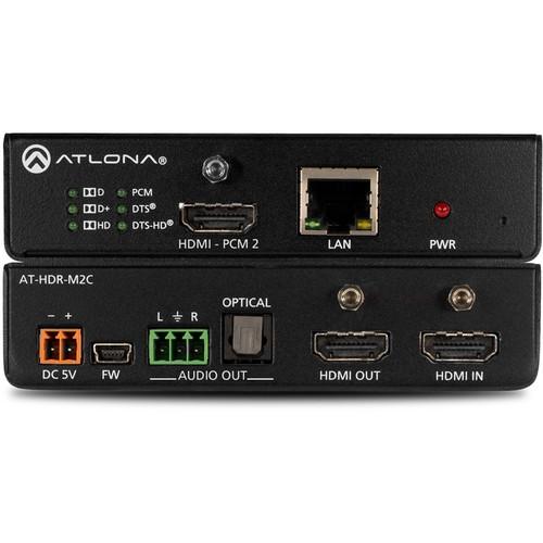 Atlona 4K UHD HDR Multi-Channel Digital to Two-Channel Audio Converter