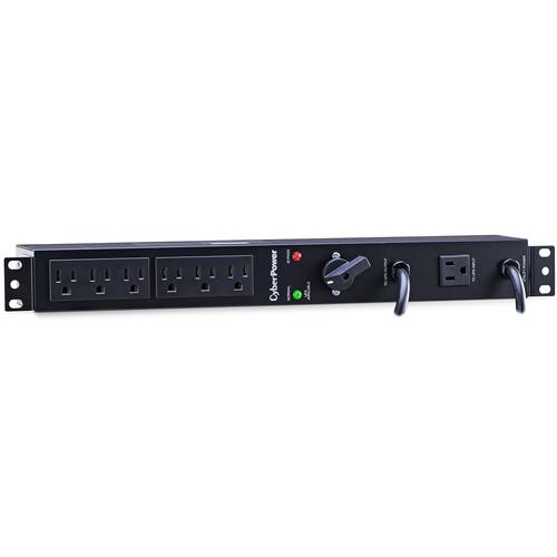 CyberPower Maintenance Bypass PDU 15 12A 100-120VAC 2 NEMA L5-15P 6 NEMA 5-15R
