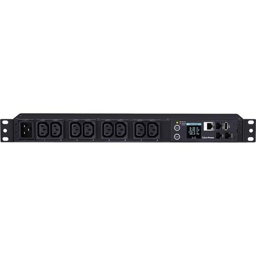 CyberPower Monitored PDU16A 100-240V 50-60HZ IEC-320 C20 PLUG 8-IEC-320-C19 Outlets 10