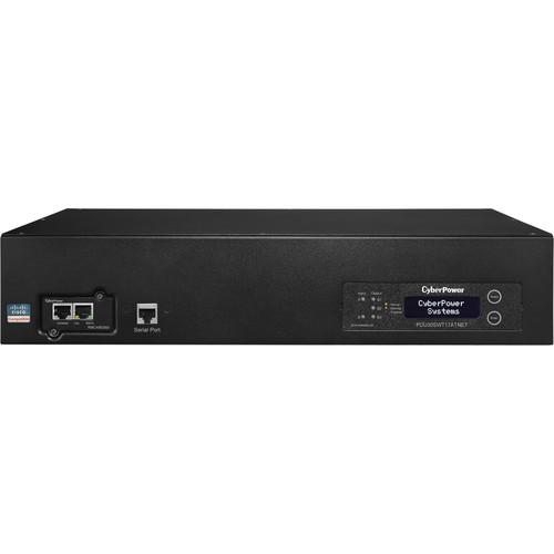 CyberPower Switched ATS PDU24A 100-120V 50-60HZ 2x NEMA L5-30P 17 OUTS2U RU 10